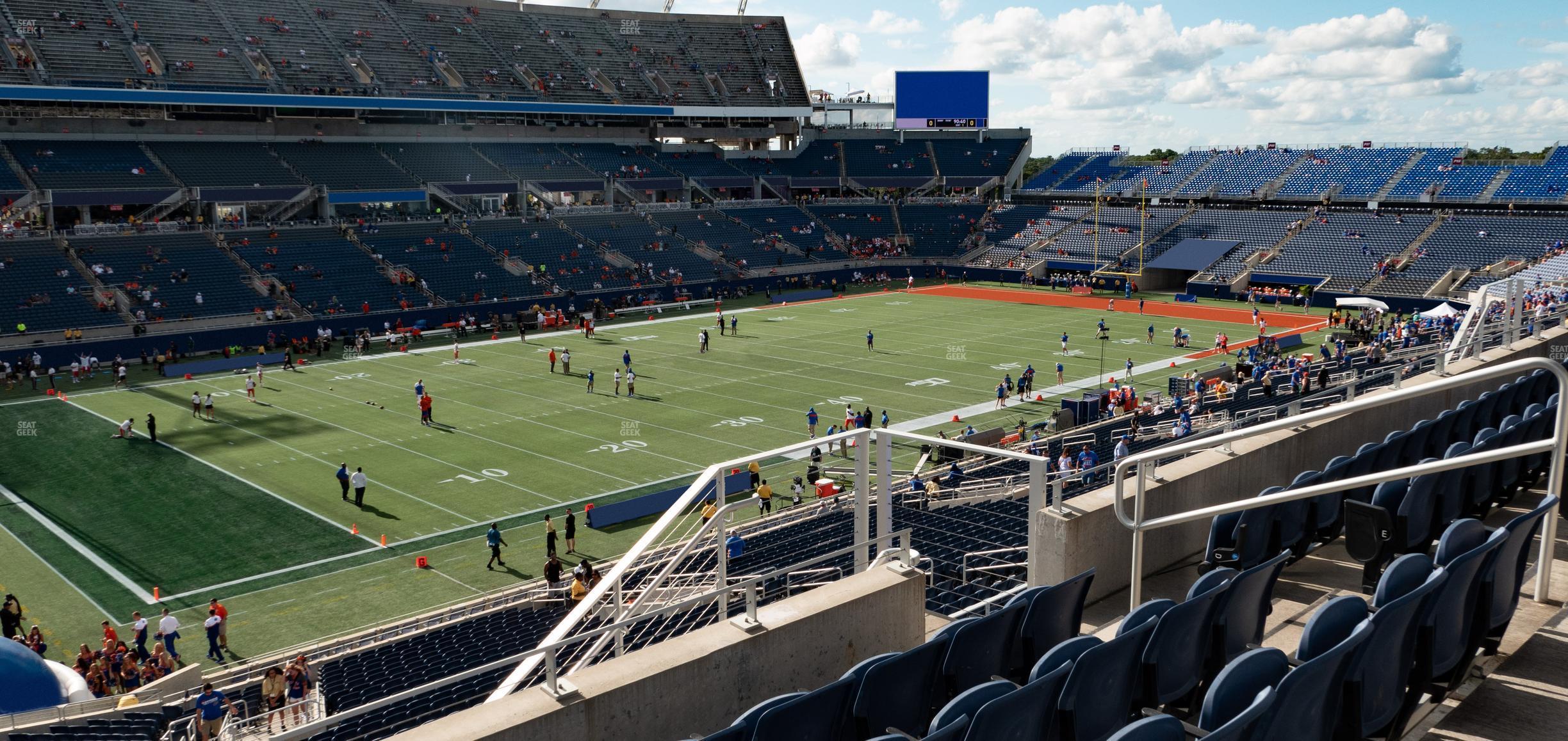 Seating view for Camping World Stadium Section Plaza 14