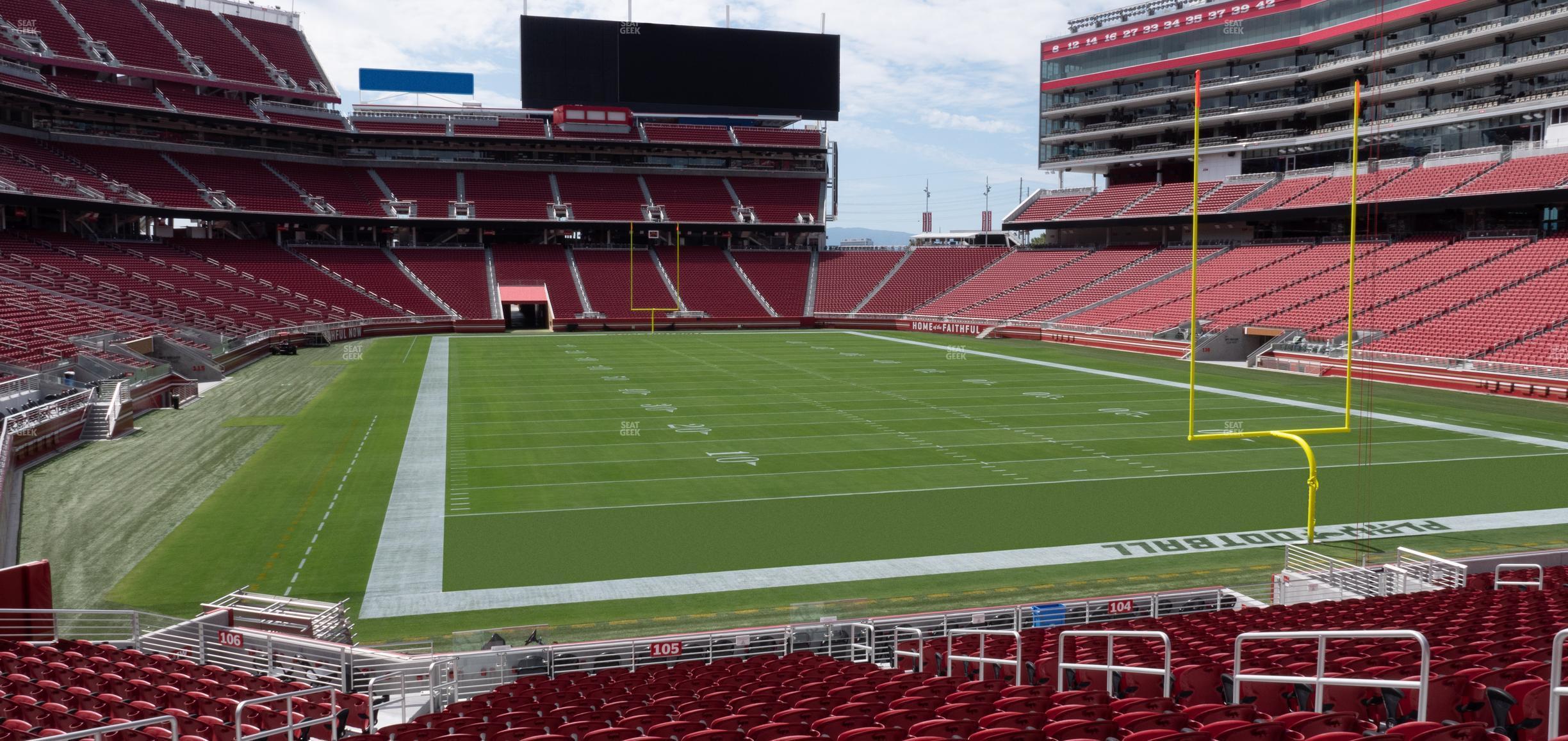 Seating view for Levi's Stadium Section 105