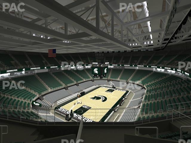 Seating view for Jack Breslin Student Events Center Section 215