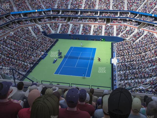 Seating view for Arthur Ashe Stadium Section 302