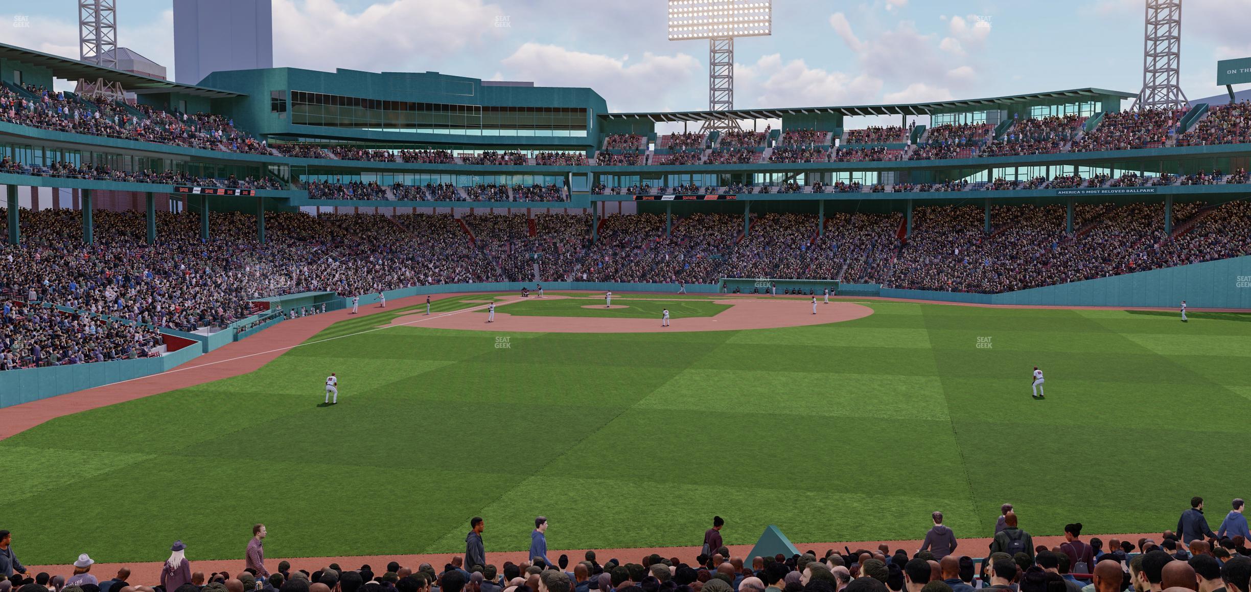 Seating view for Fenway Park Section Bleacher 42