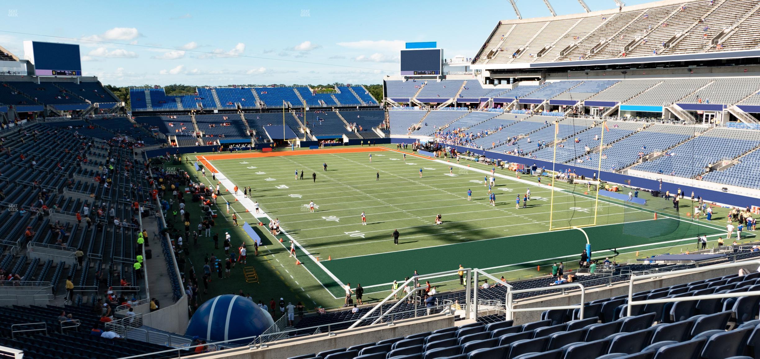 Seating view for Camping World Stadium Section Plaza 24