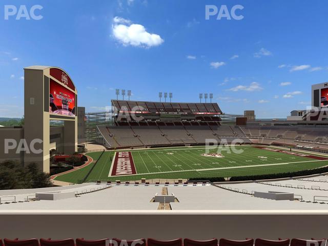 Seating view for Davis Wade Stadium Section 124