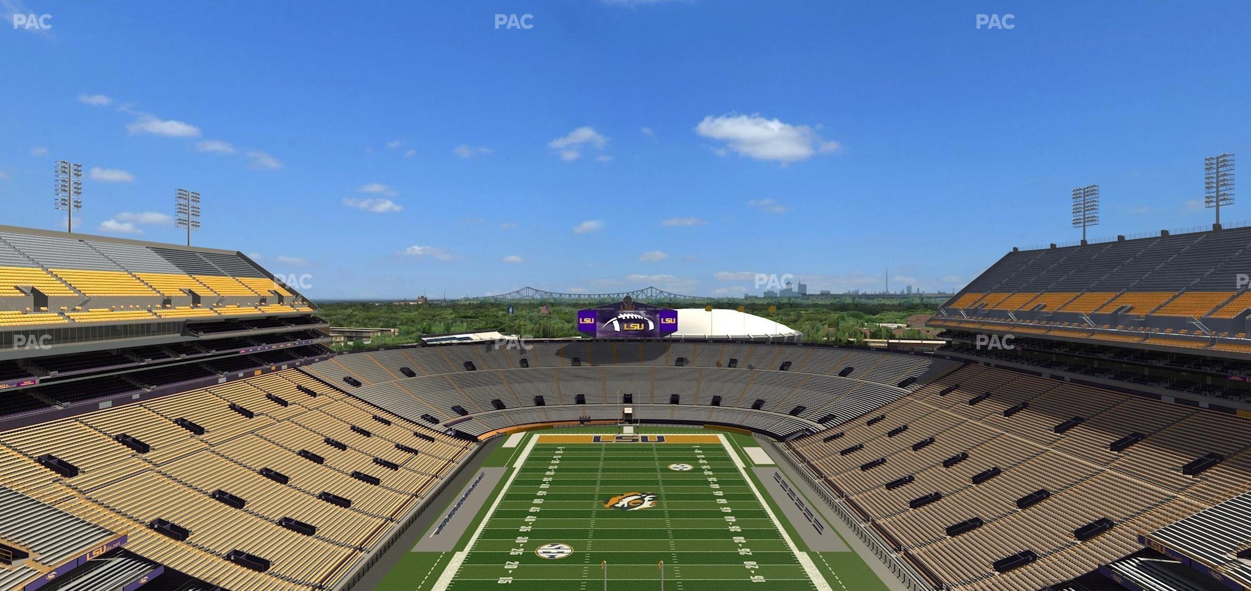 Seating view for Tiger Stadium Section Club 559