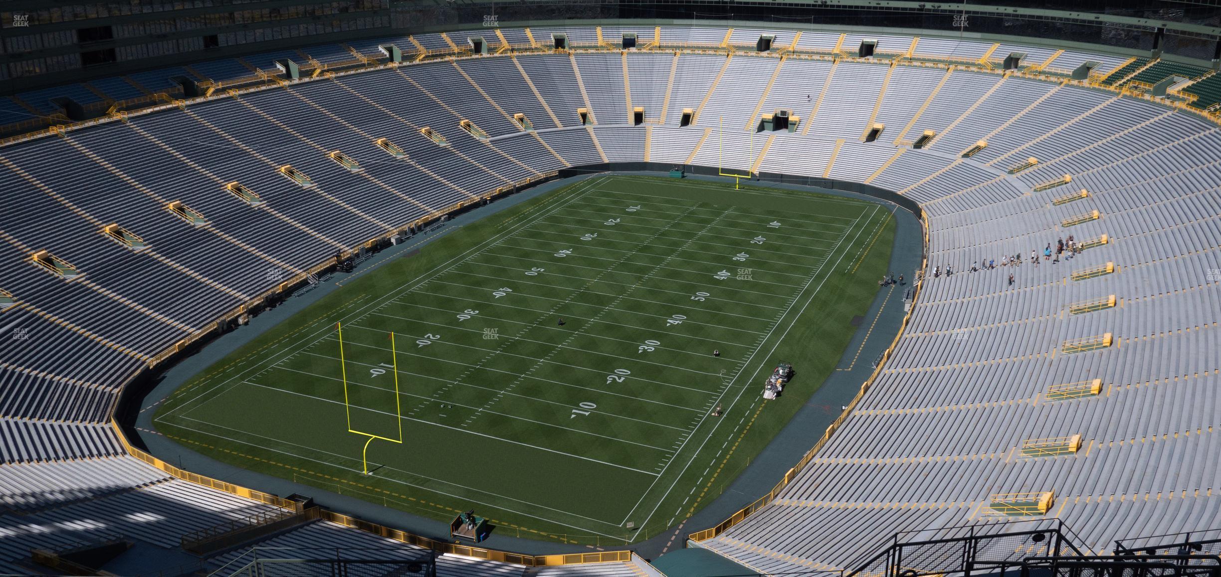 Seating view for Lambeau Field Section 741 S