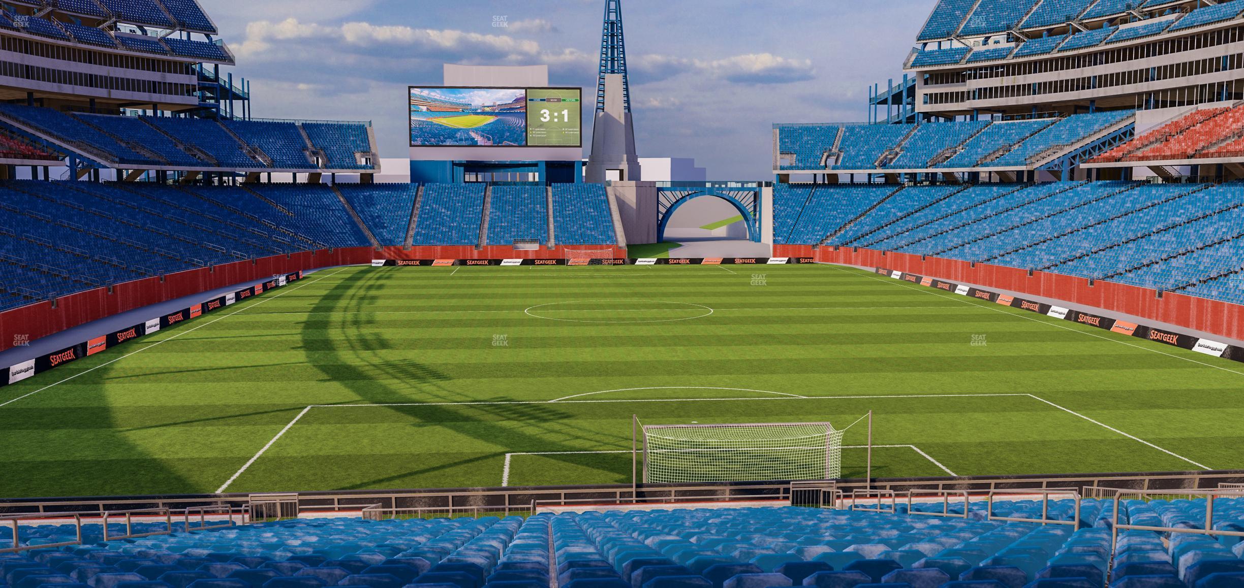 Seating view for Gillette Stadium Section 121