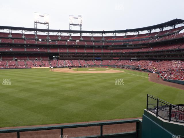 Seating view for Busch Stadium Section Lower Left Field Bleachers 189