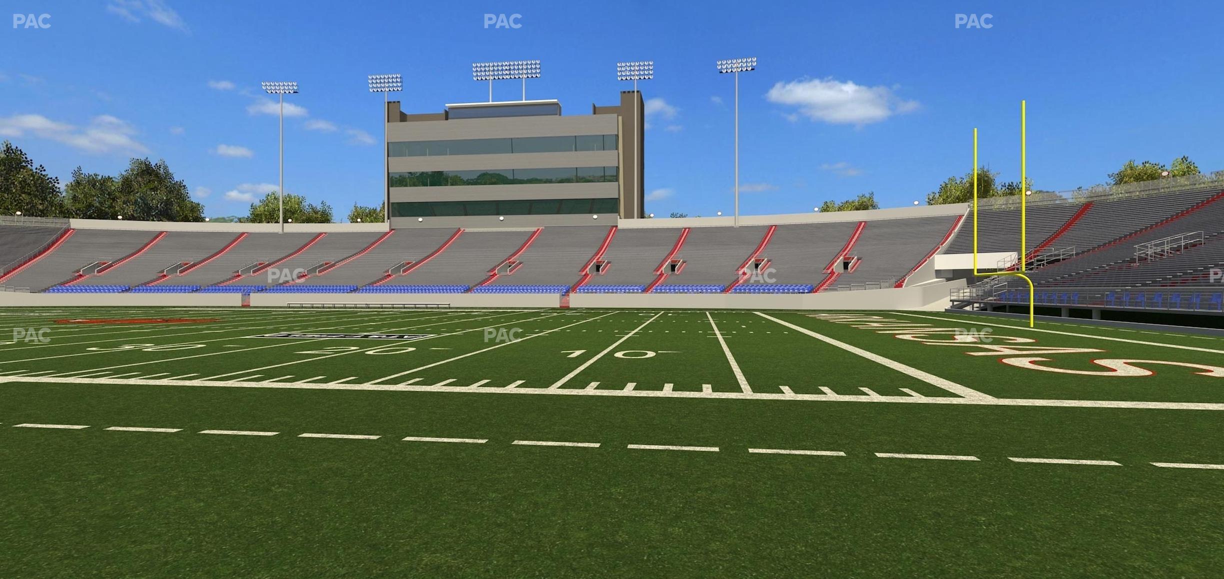 Seating view for War Memorial Stadium (Little Rock) Section 3