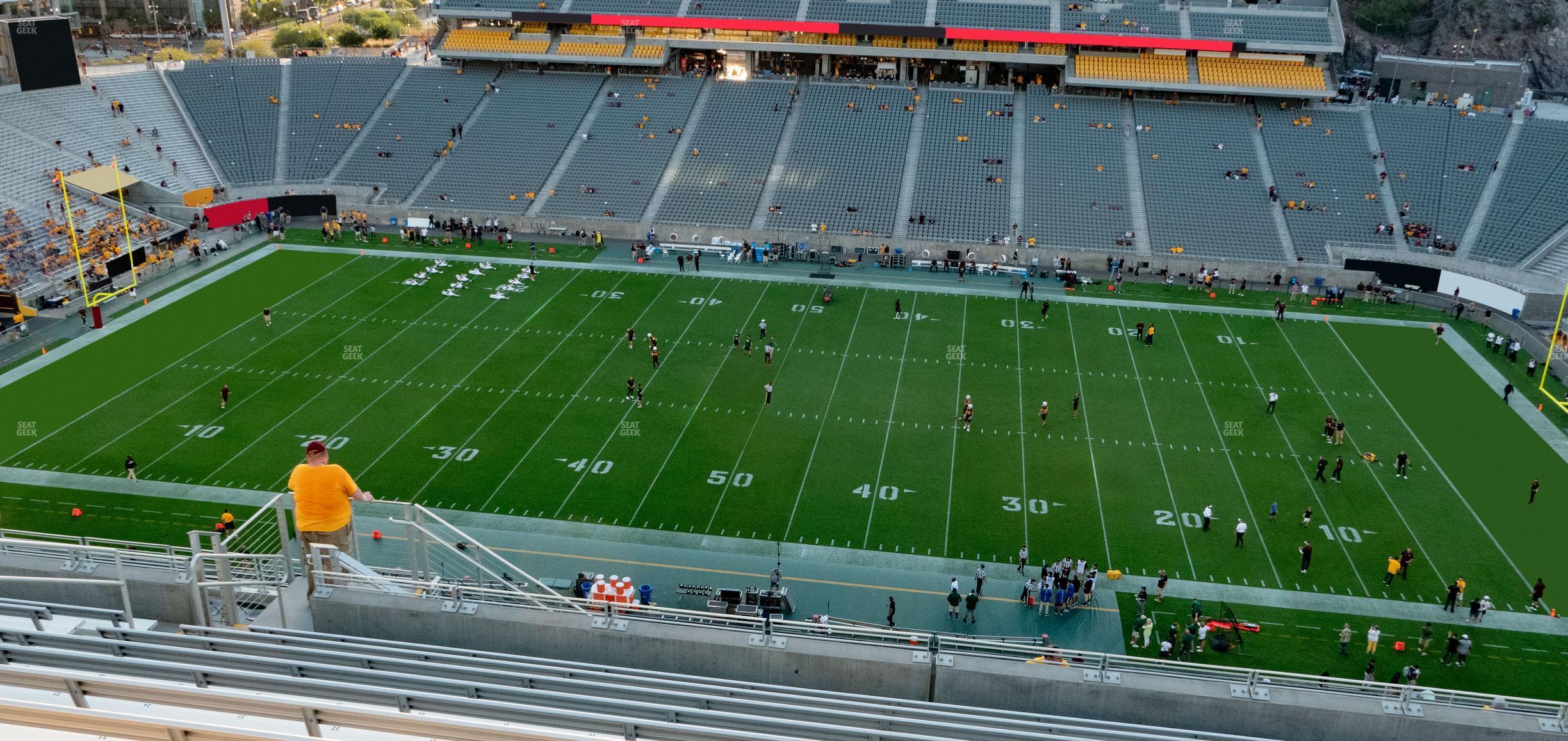 Seating view for Mountain America Stadium Section 312