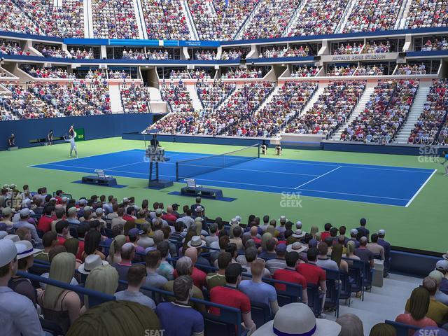 Seating view for Arthur Ashe Stadium Section 58