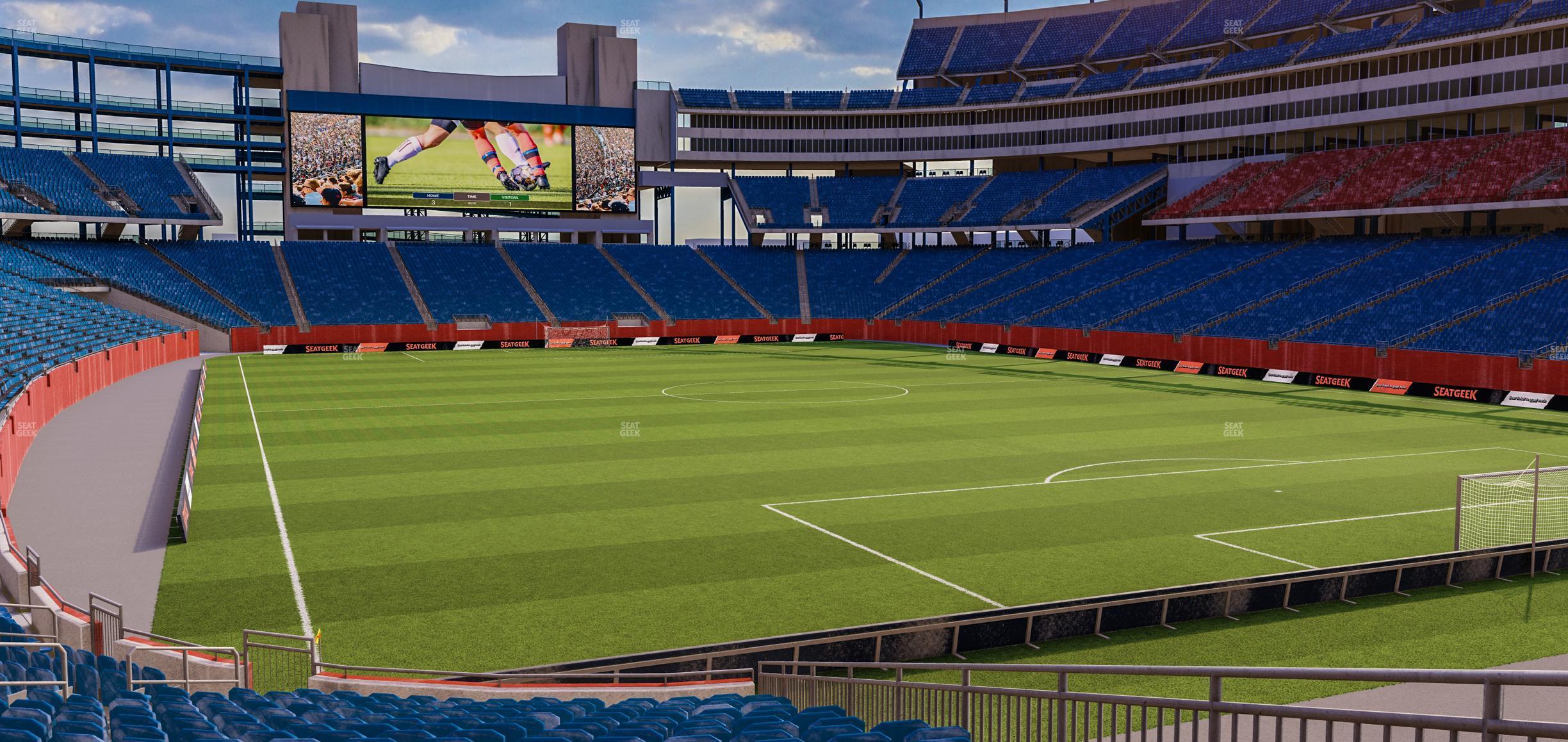 Seating view for Gillette Stadium Section 101