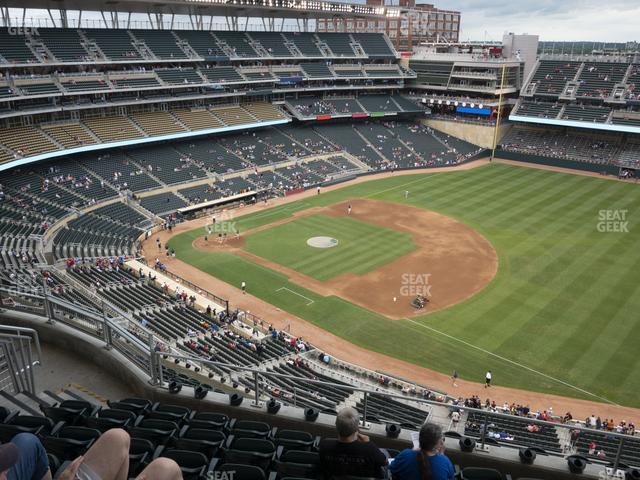 Seating view for Target Field Section 305