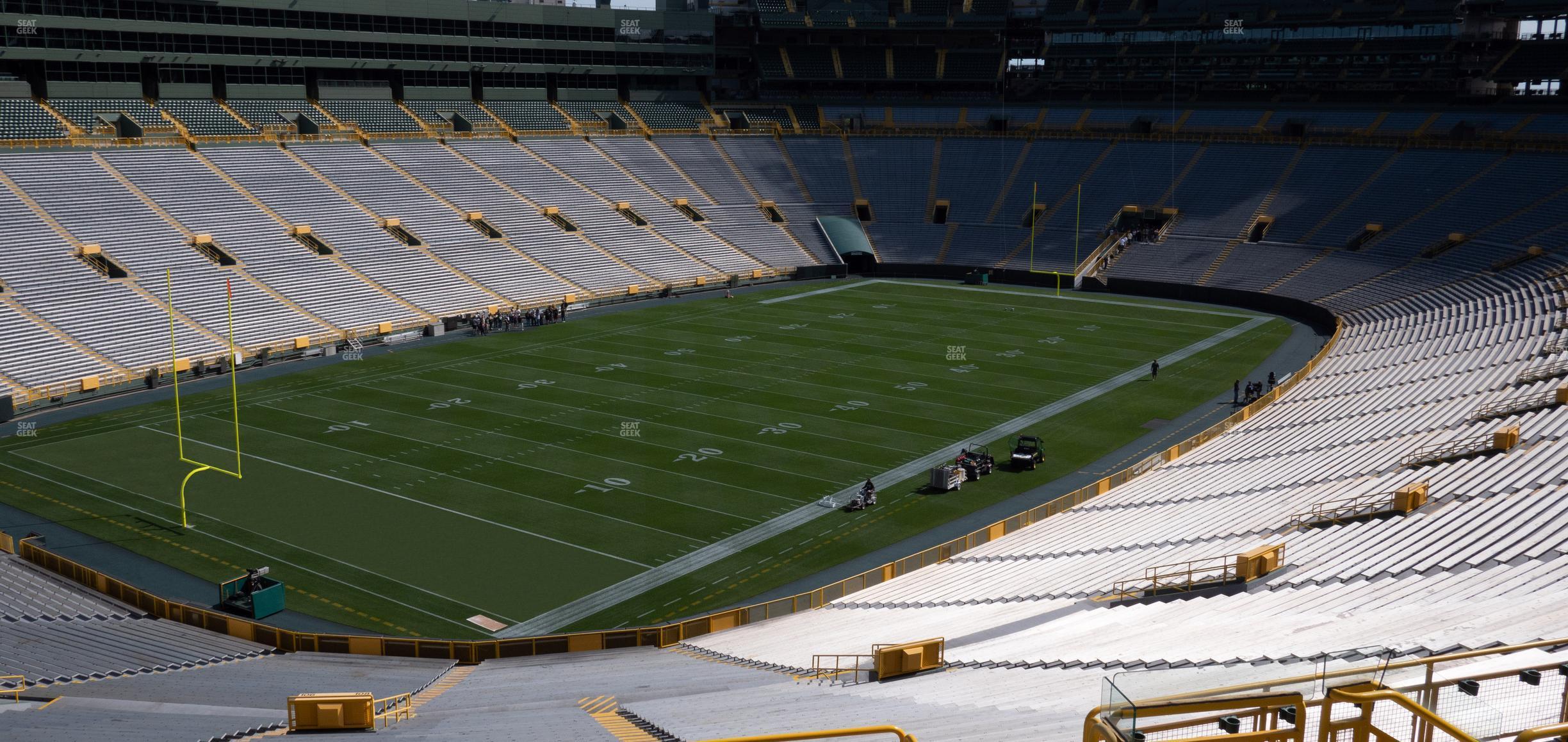 Seating view for Lambeau Field Section 310