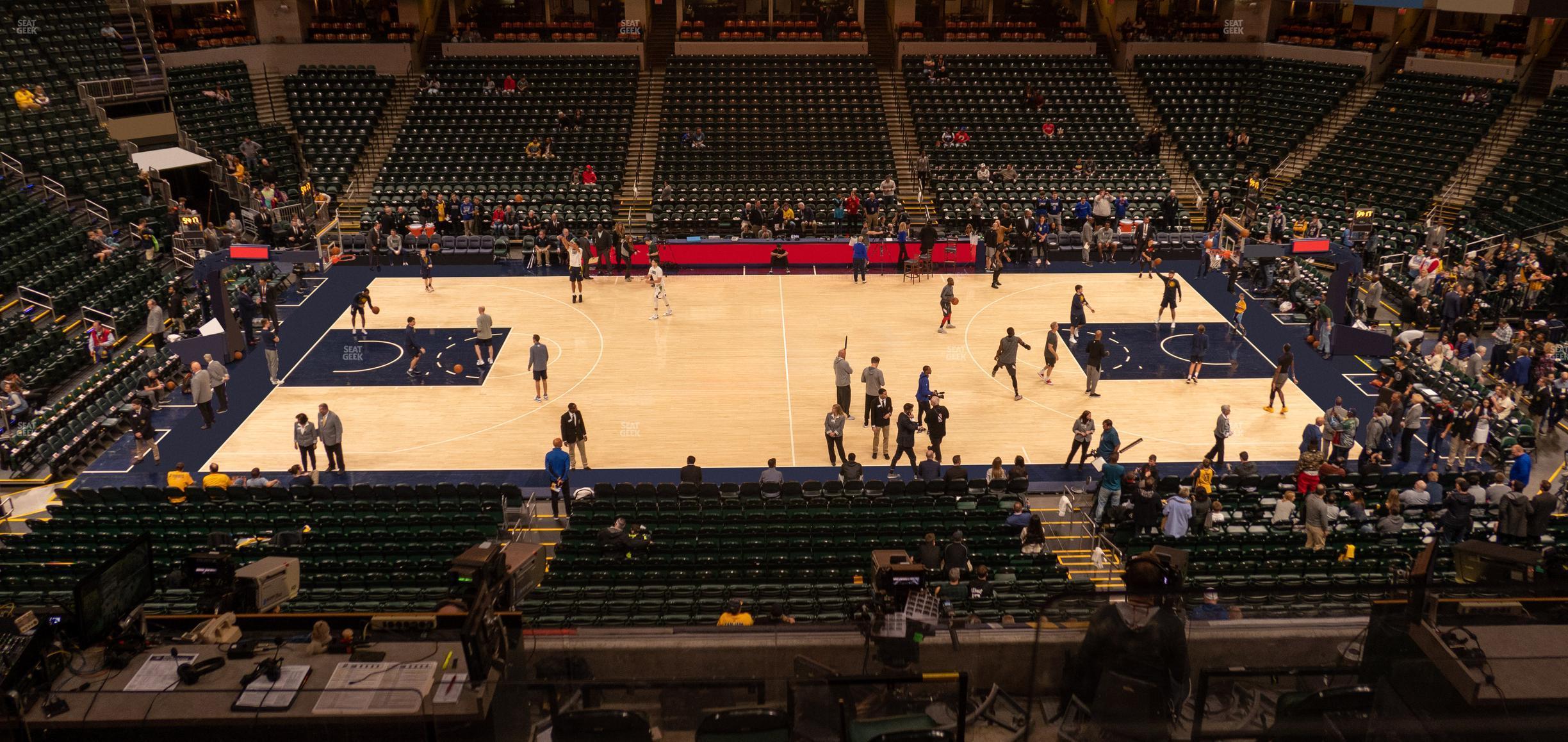 Seating view for Gainbridge Fieldhouse Section 116