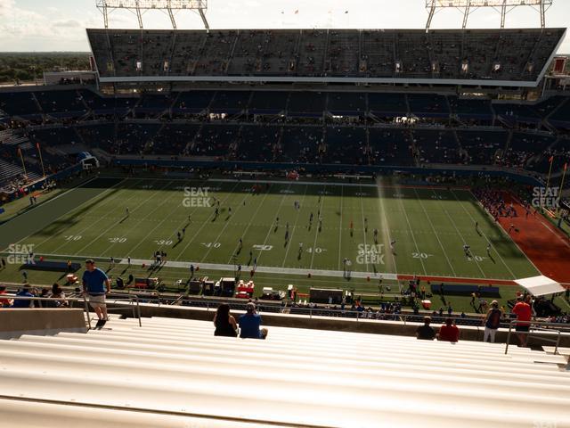 Seating view for Camping World Stadium Section 207