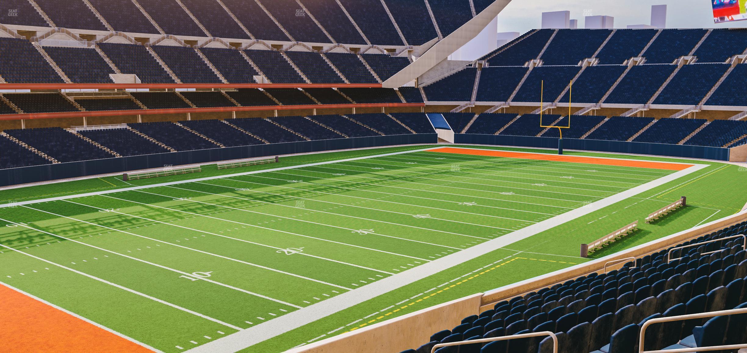 Seating view for Soldier Field Section 215 Club