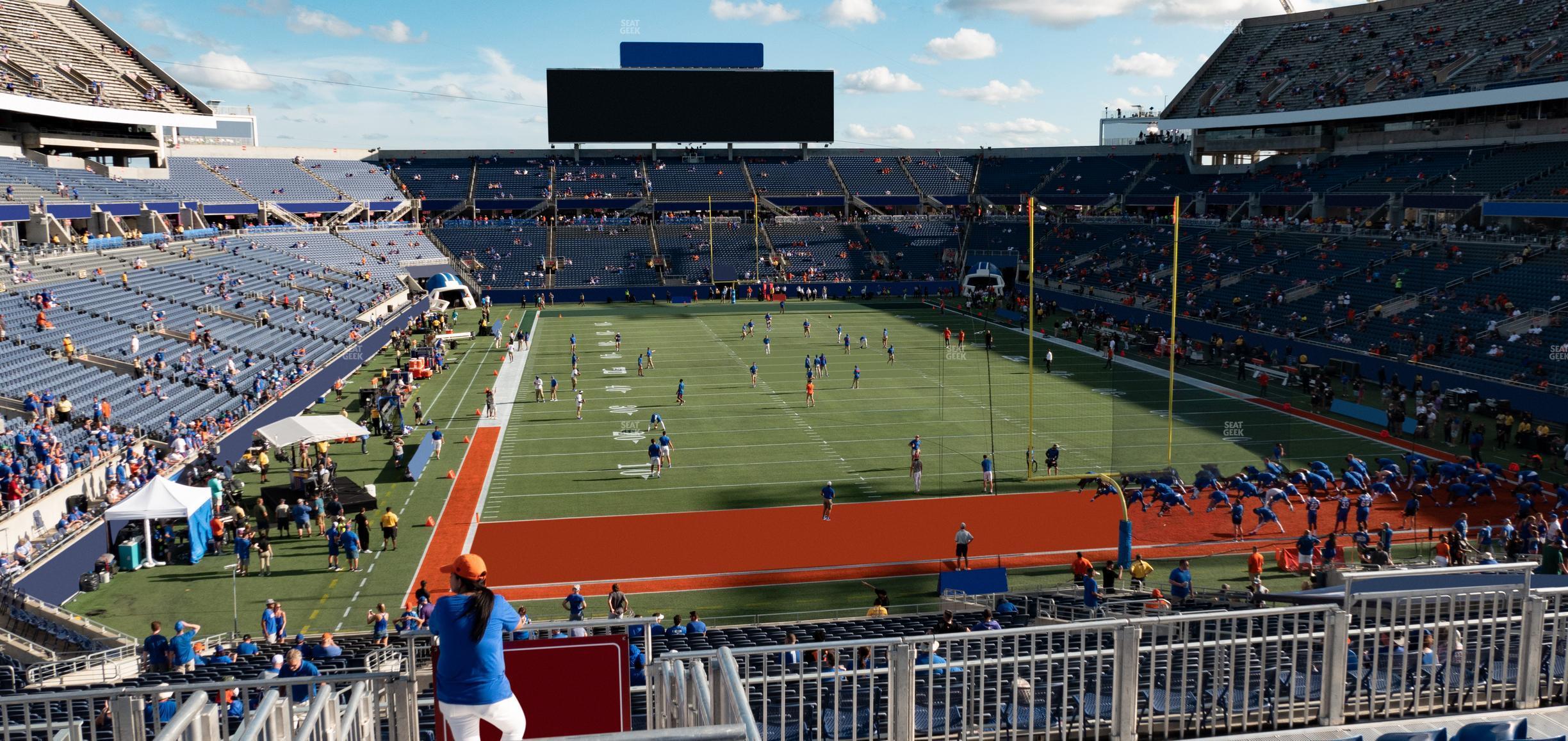 Seating view for Camping World Stadium Section Plaza 48