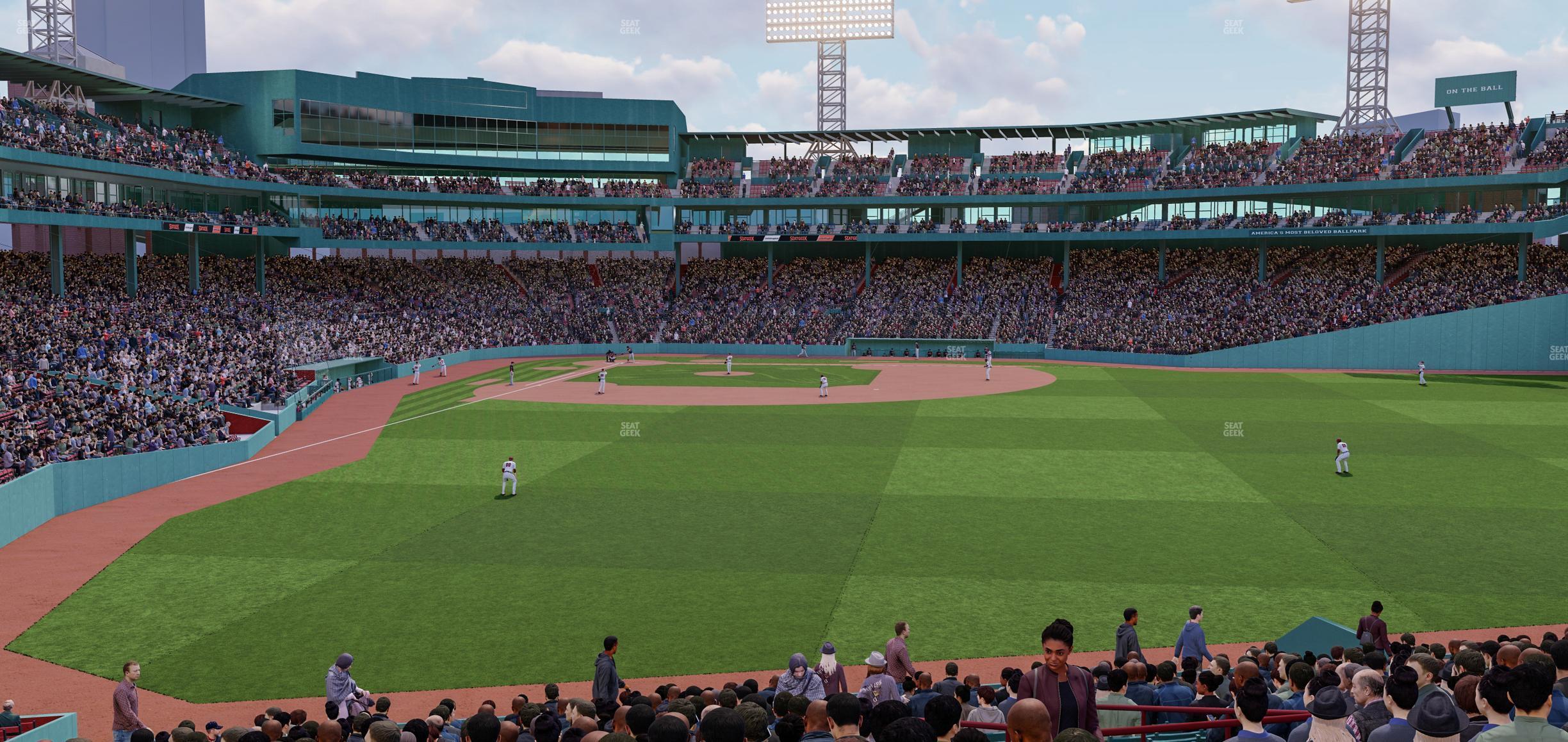 Seating view for Fenway Park Section Bleacher 43