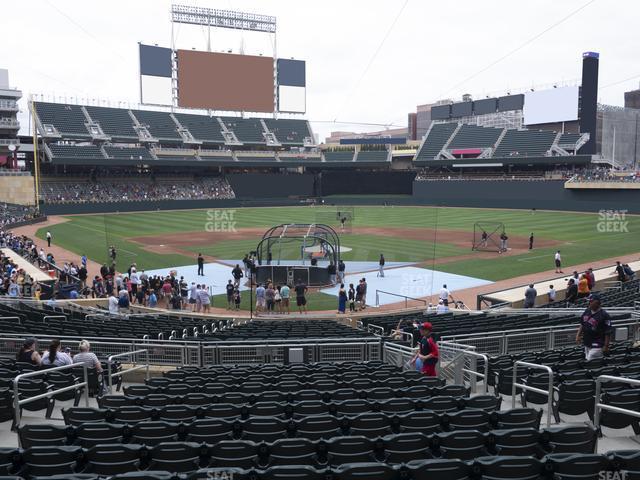 Seating view for Target Field Section 113