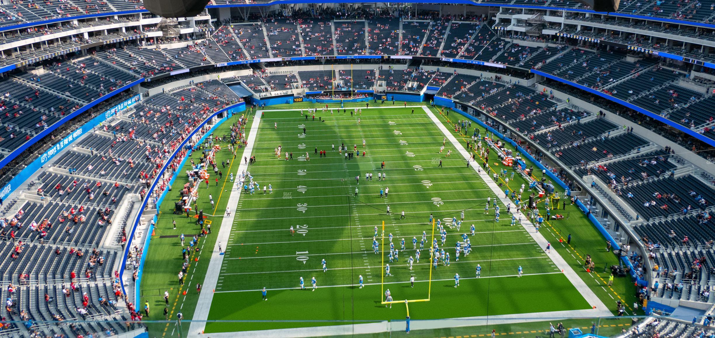 Seating view for SoFi Stadium Section 457