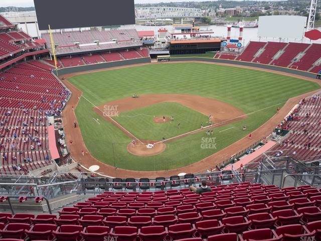 Seating view for Great American Ball Park Section 525