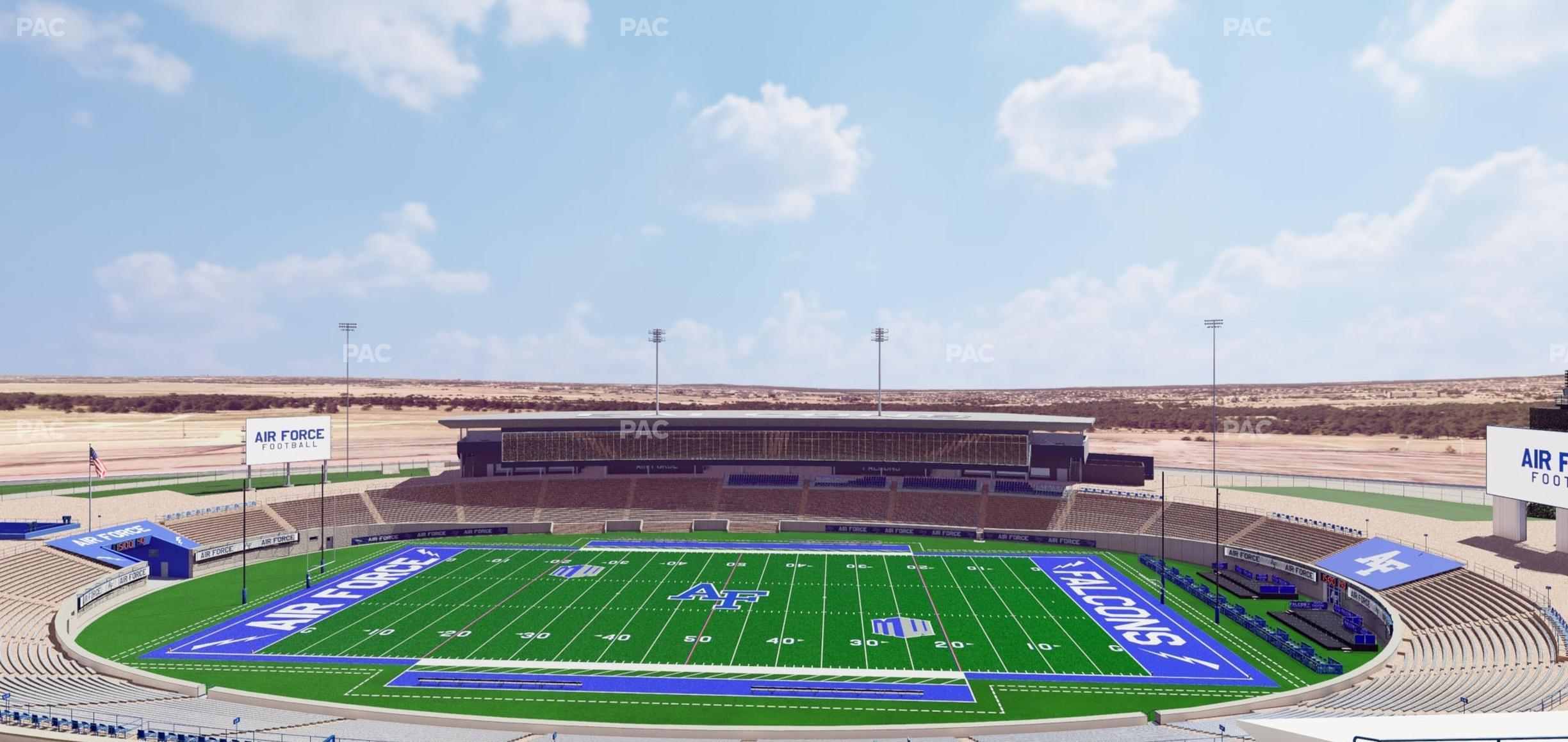 Seating view for Falcon Stadium Section U 6