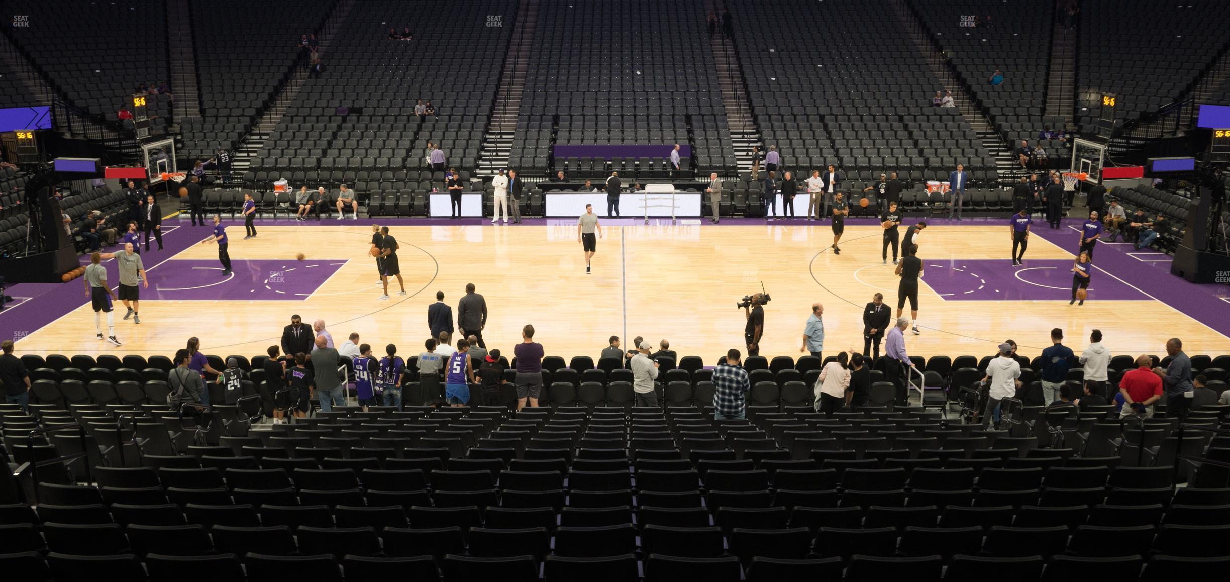 Seating view for Golden 1 Center Section 120