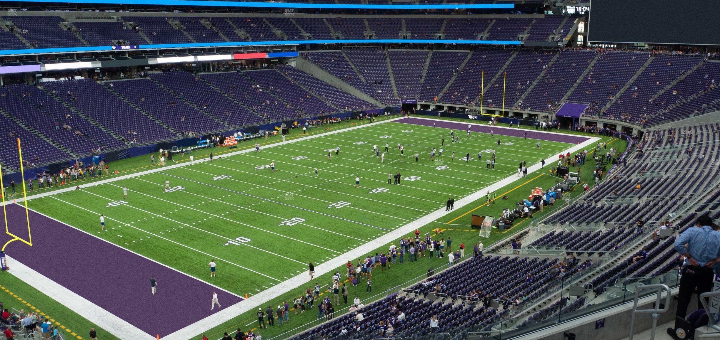 Seating view for U.S. Bank Stadium Section 241