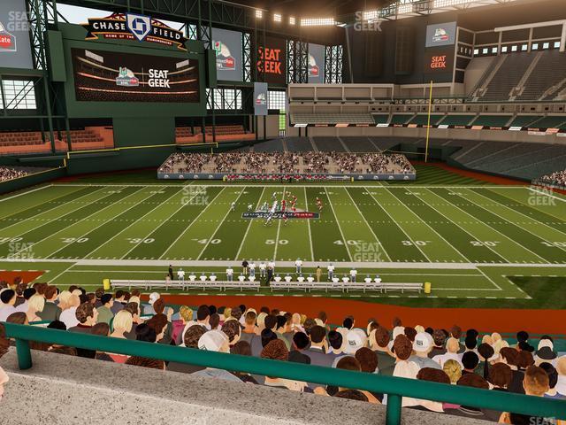 Seating view for Chase Field Section Suite 52