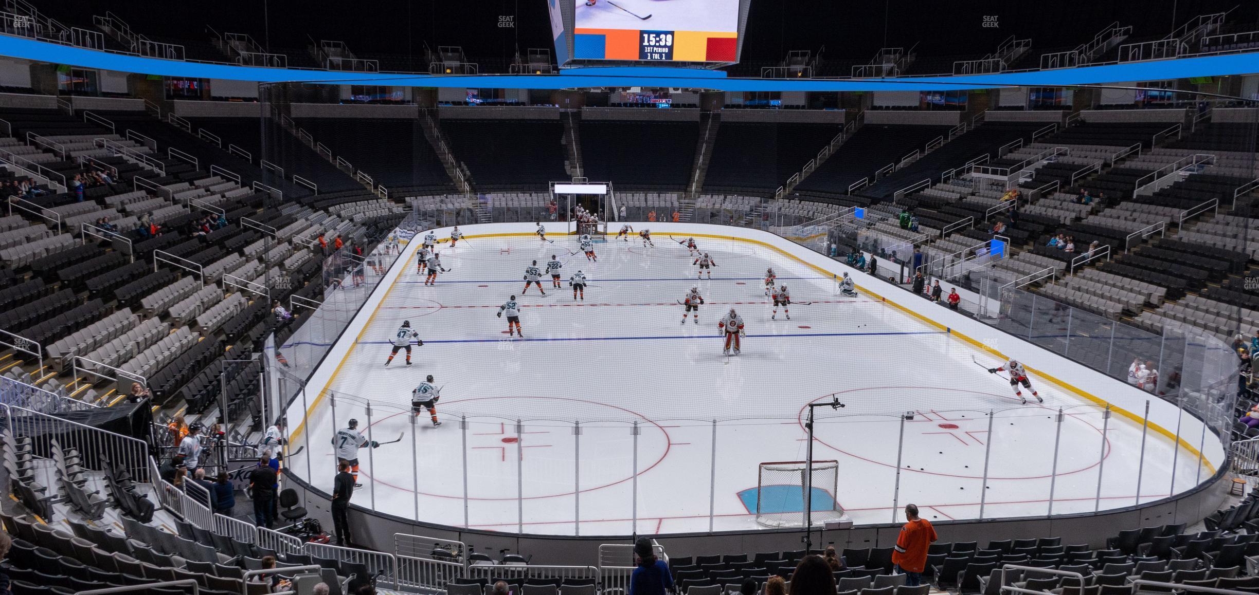 Seating view for SAP Center at San Jose Section 109