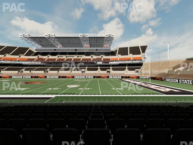 Seating view for Reser Stadium Section 129