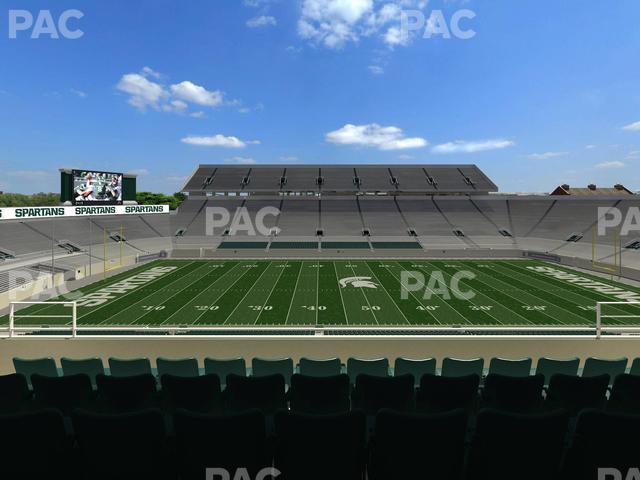 Seating view for Spartan Stadium (Michigan) Section Spartan Club 7