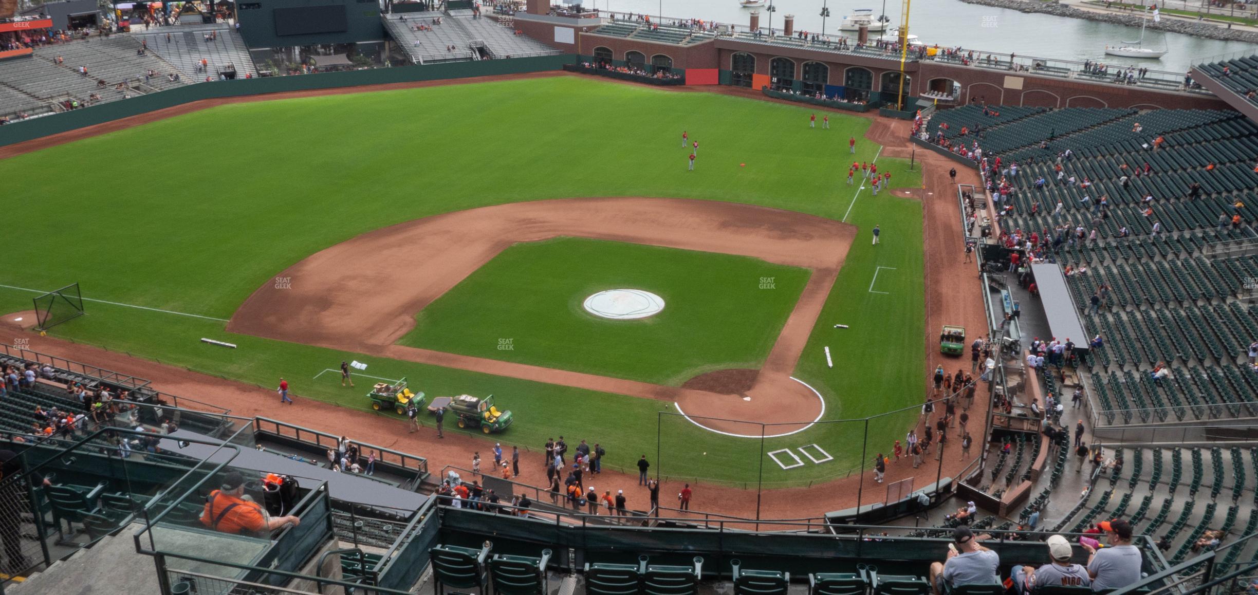 Seating view for Oracle Park Section View Reserved 319