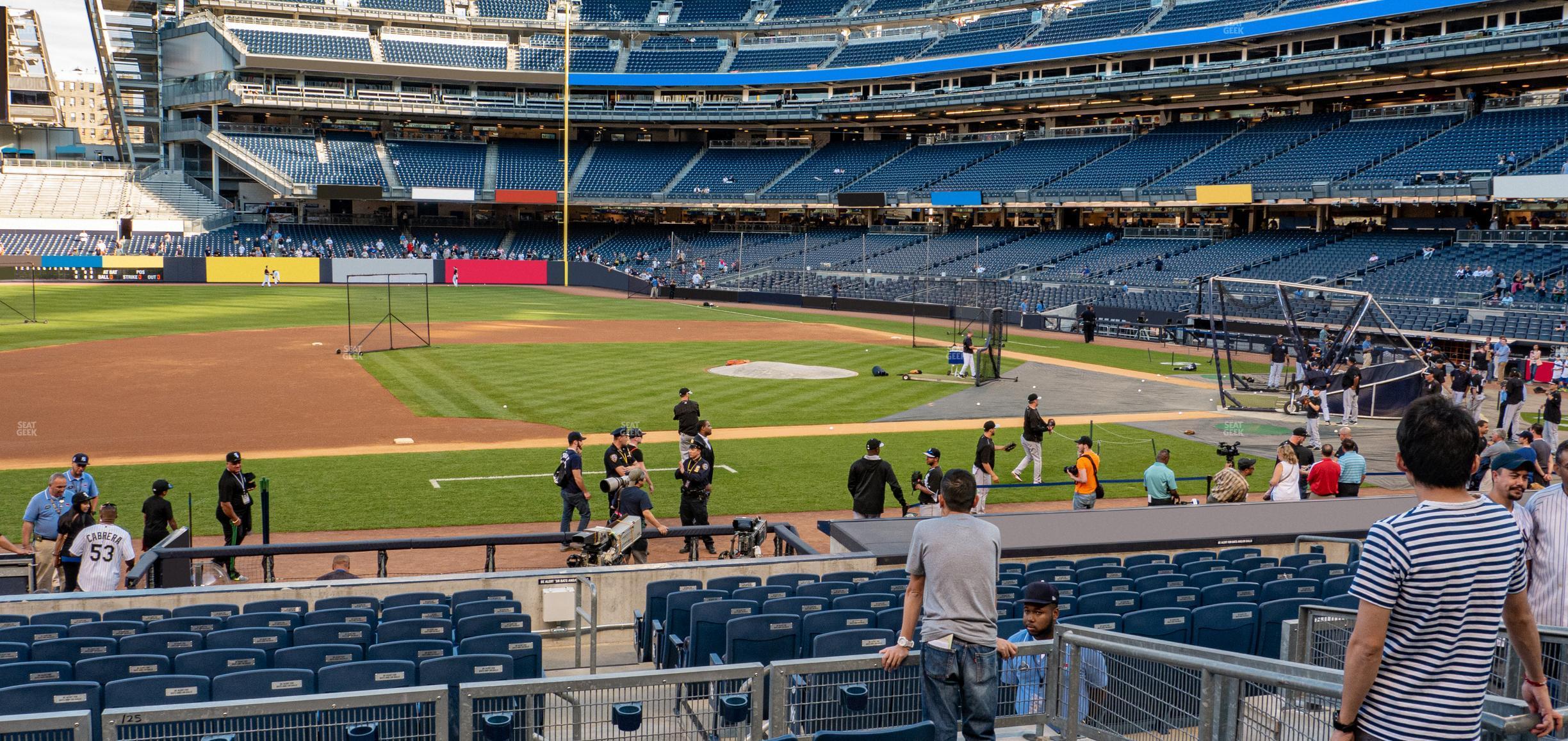 Seating view for Yankee Stadium Section Field Mvp 125