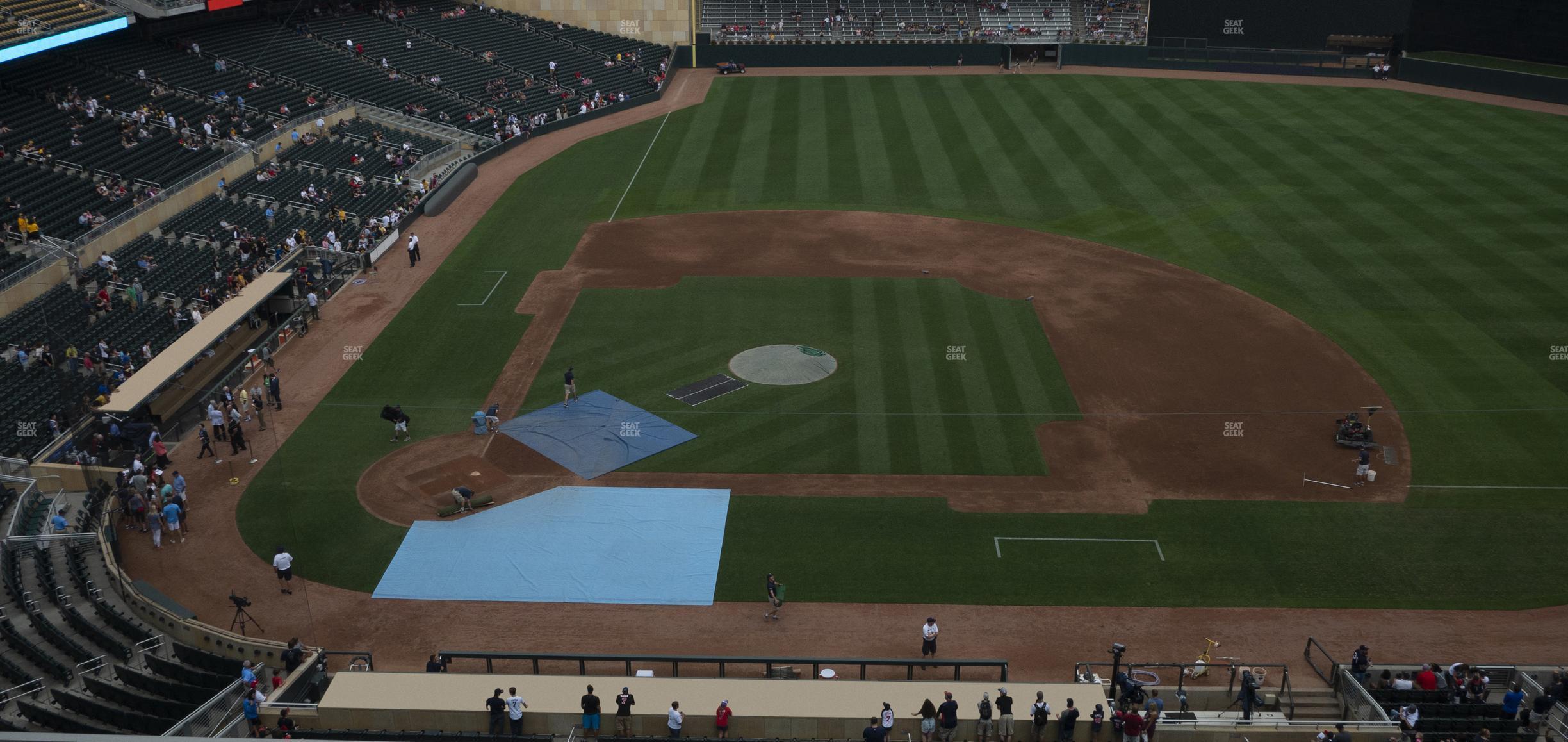 Seating view for Target Field Section 210