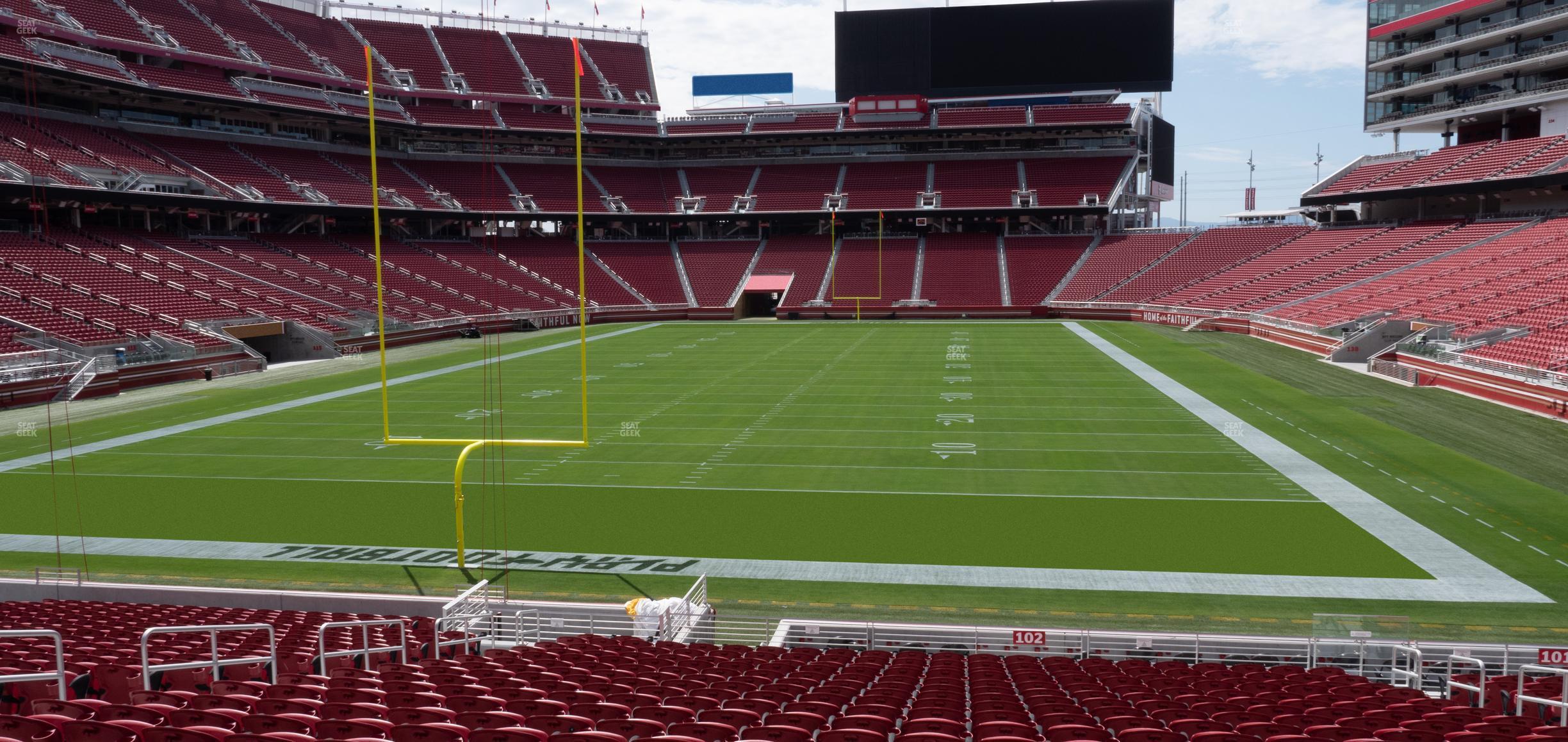 Seating view for Levi's Stadium Section 102