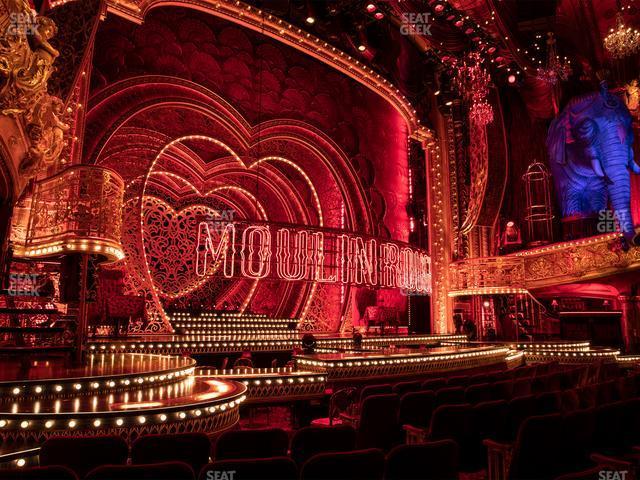 Seating view for Al Hirschfeld Theatre Section Orchestra Front Left