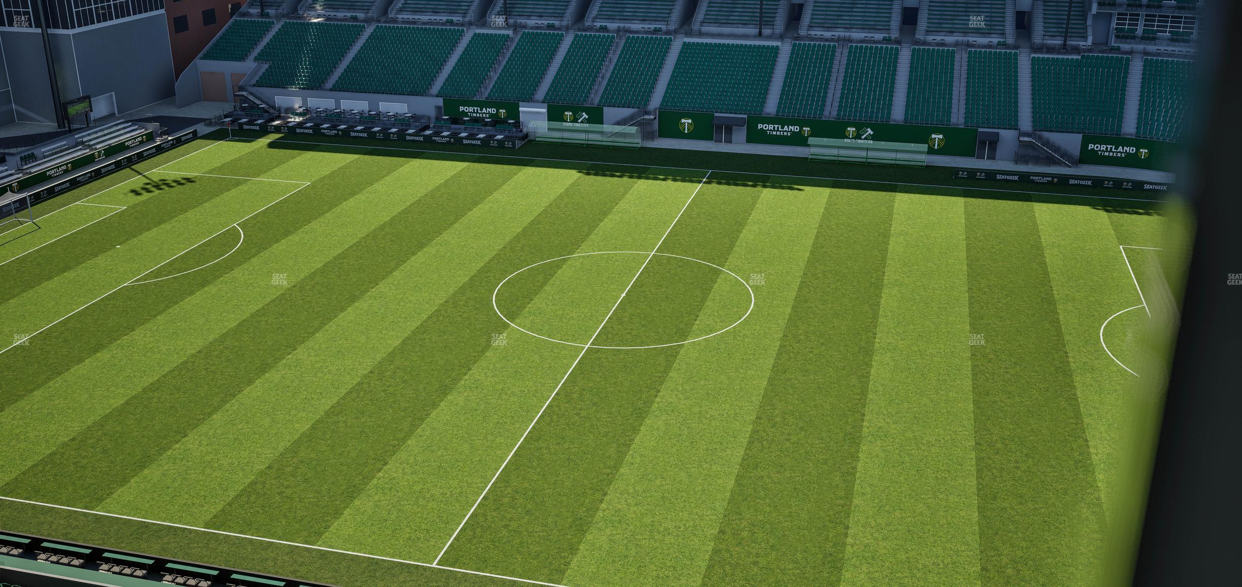 Seating view for Providence Park Section East Vista 7