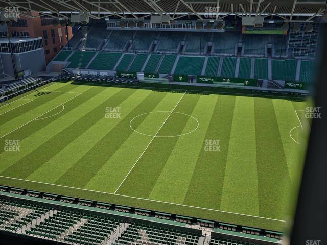 Seating view for Providence Park Section East Vista 7