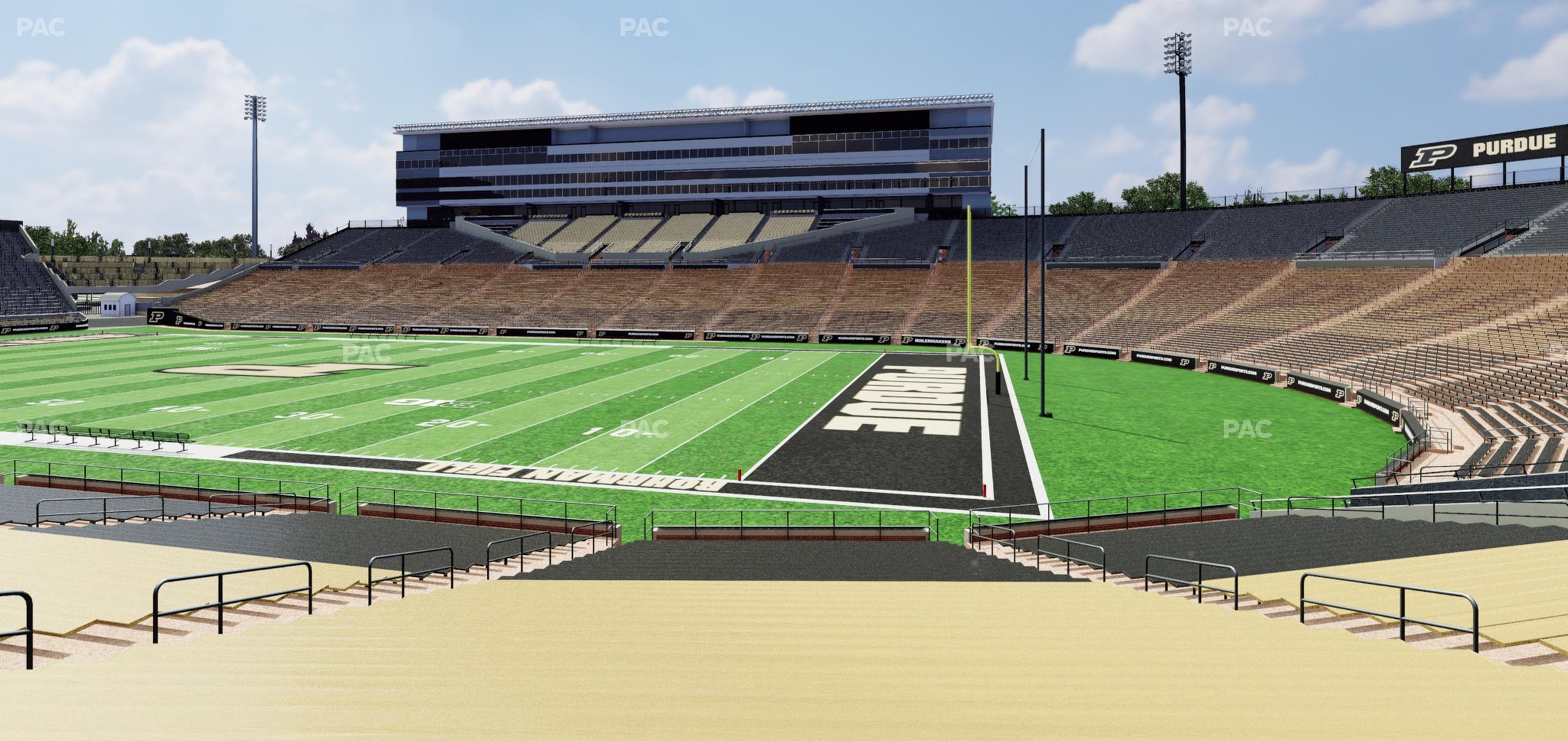 Seating view for Ross Ade Stadium Section 110