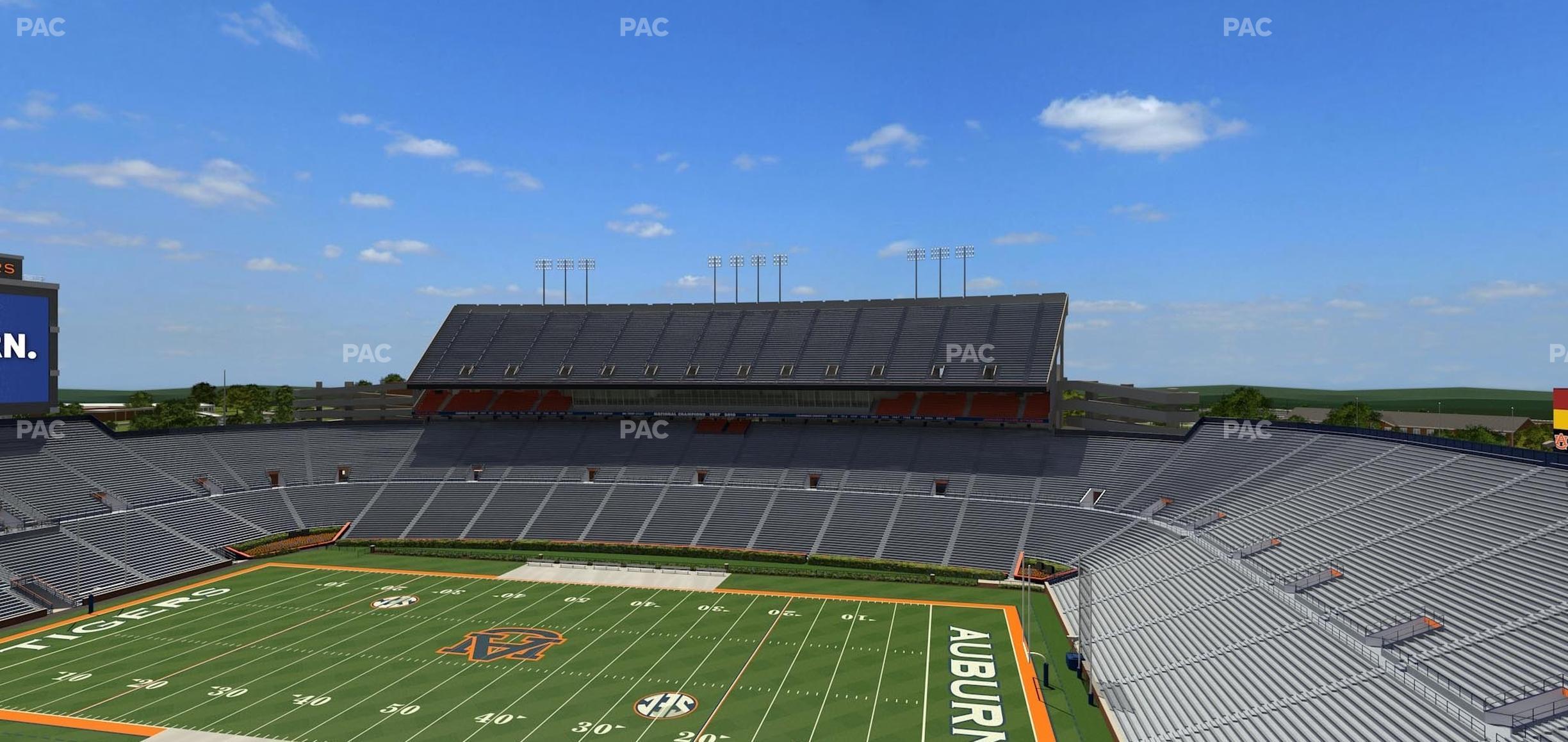 Seating view for Jordan-Hare Stadium Section 111