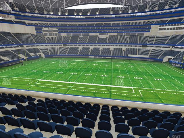 Seating view for SoFi Stadium Section Vip 247