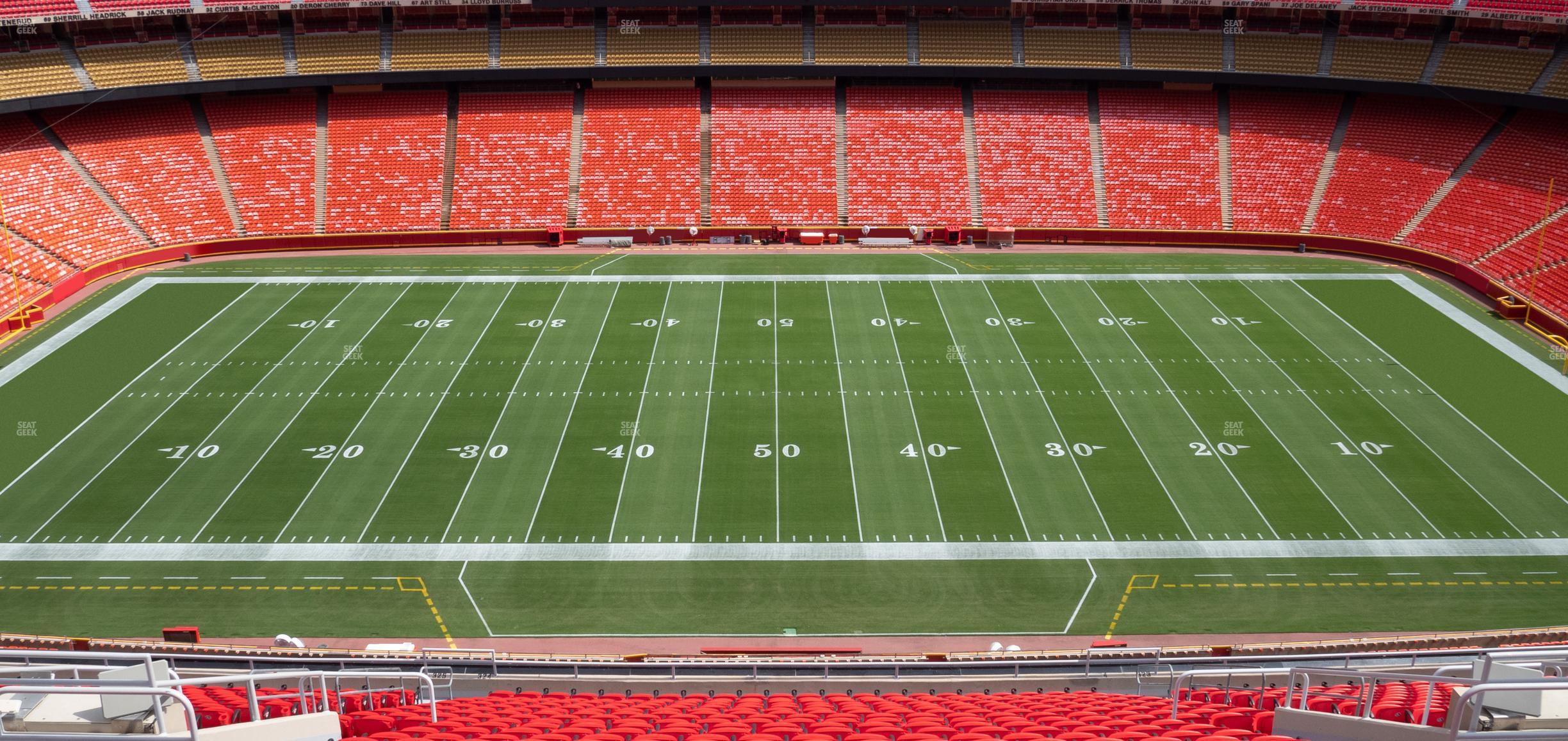 Seating view for GEHA Field at Arrowhead Stadium Section 324