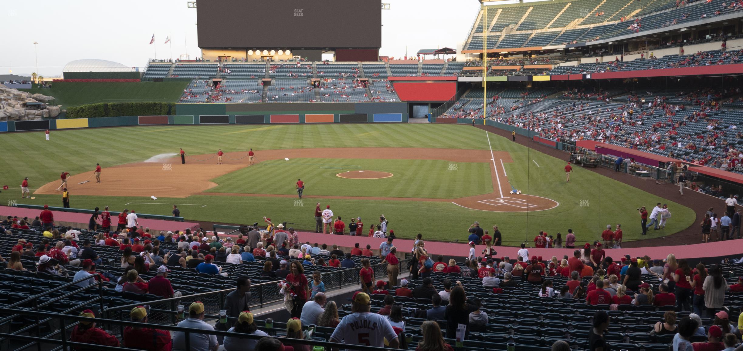 Seating view for Angel Stadium of Anaheim Section 213