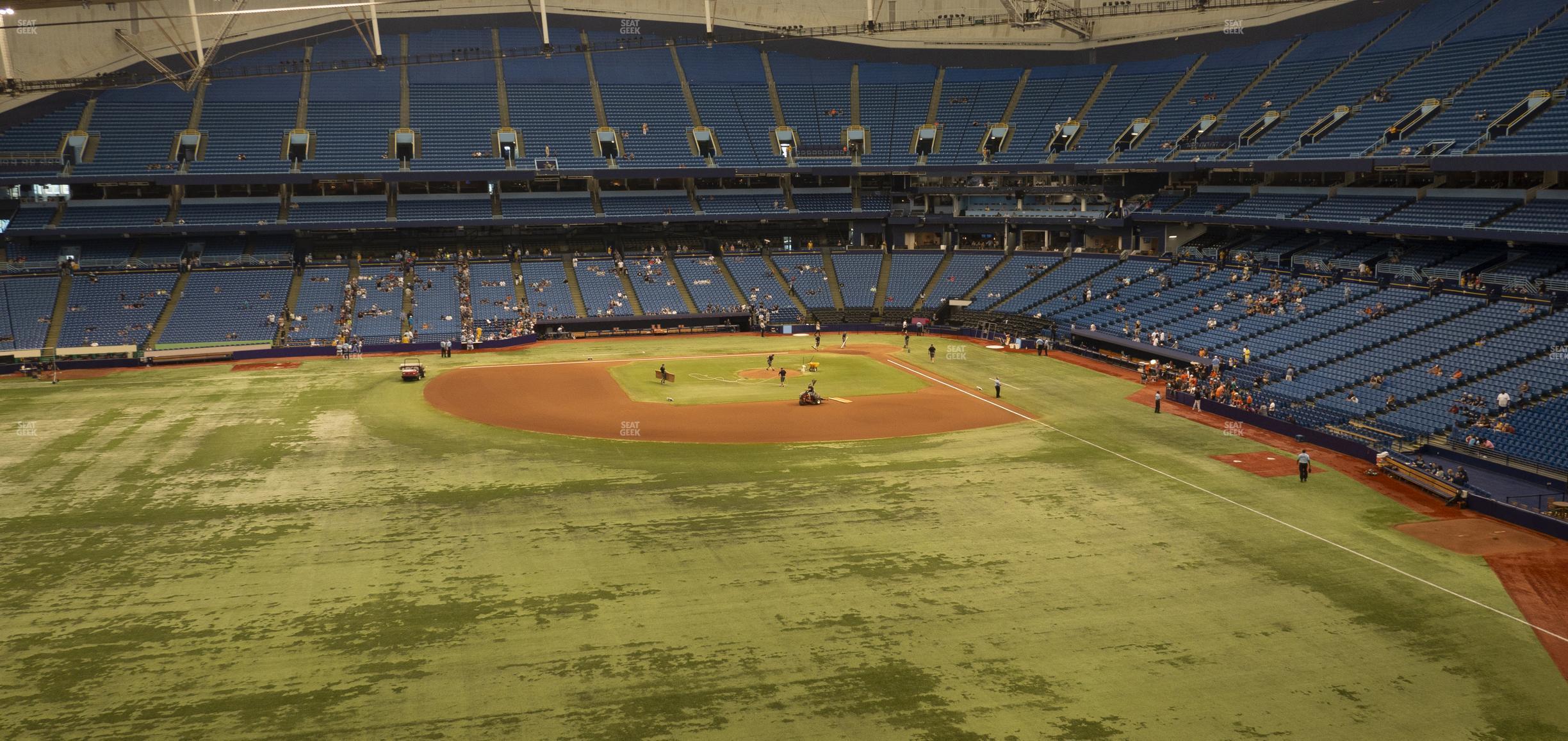 Seating view for Tropicana Field Section 351