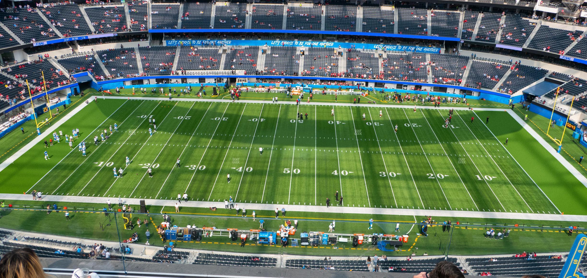 Seating view for SoFi Stadium Section 415