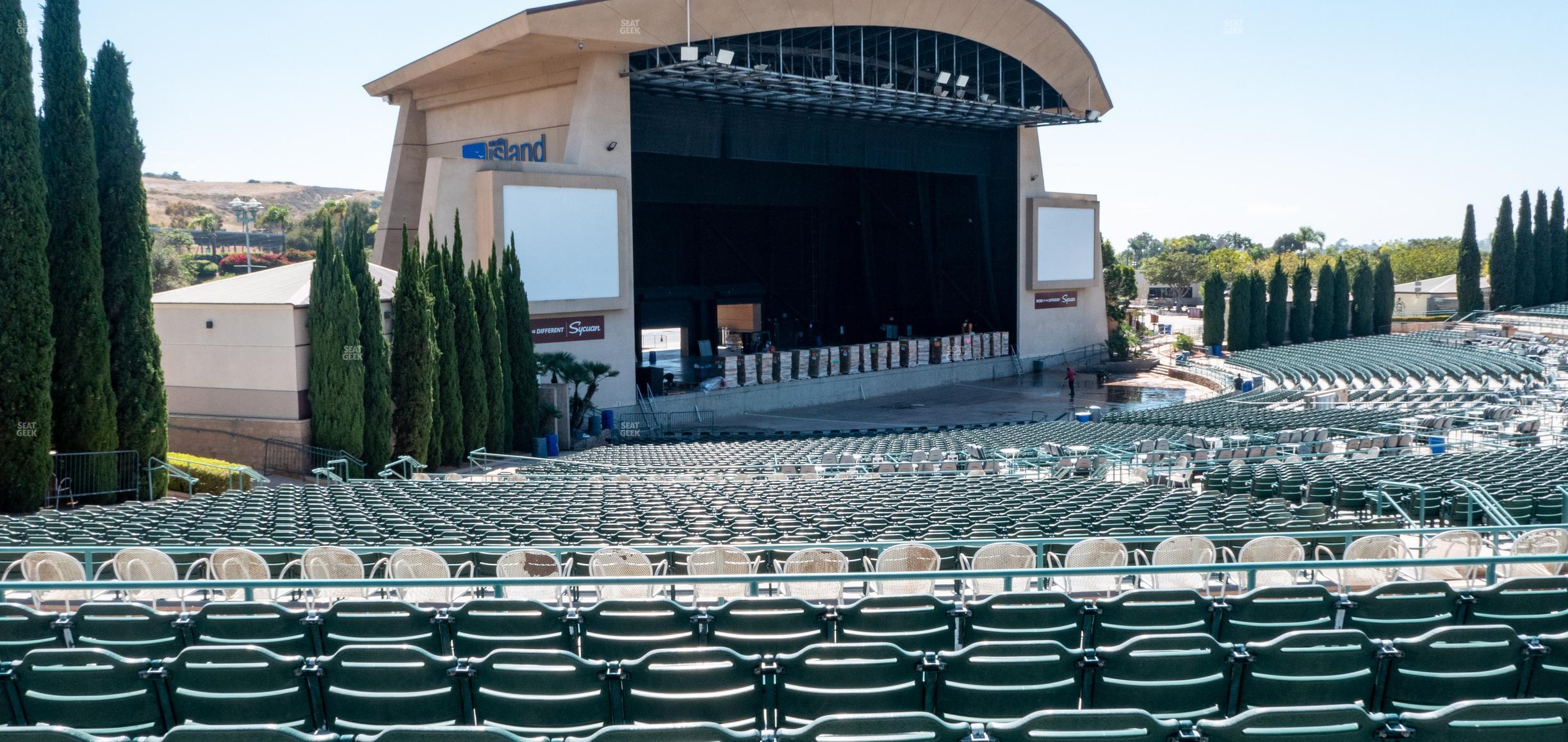 Seating view for North Island Credit Union Amphitheatre Section Upper 305