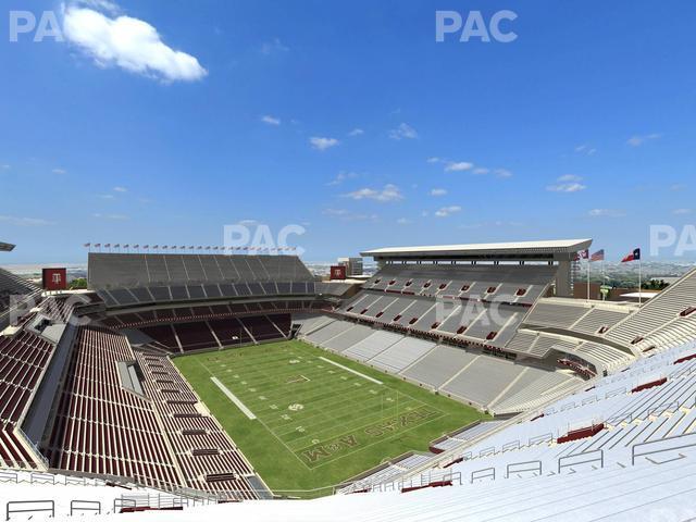 Seating view for Kyle Field Section 349