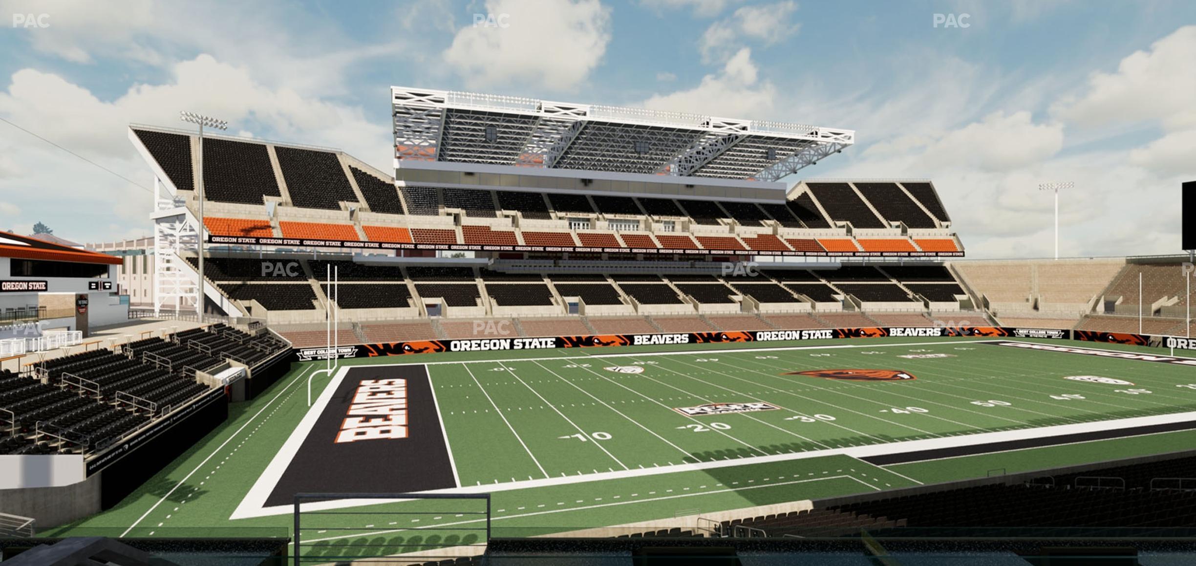 Seating view for Reser Stadium Section West Loge 26