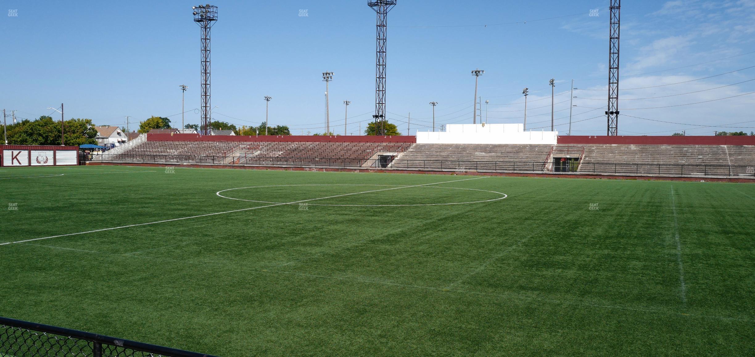 Seating view for Keyworth Stadium Section Bench Box